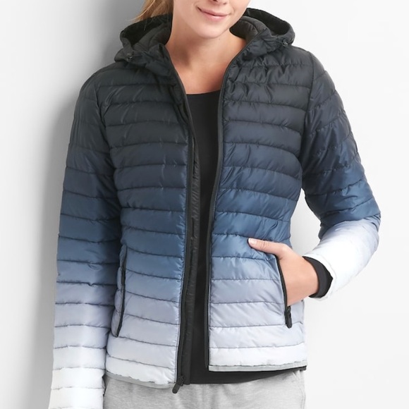 gap ombre puffer jacket